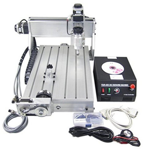 GOWE CNC Router, Engraving Machine 4th Rotary axis with Ball Screw Design 3D CNC Work