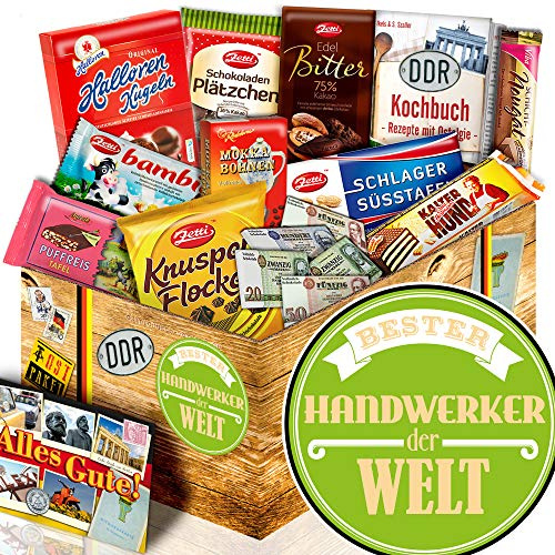 Bester Handwerker - Ost-Schokolade als Geschenk - Geschenk Männer Handwerker