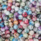 Belle Vous Acryl Perlen zum Auffädeln Schmuck Perlen Set mit Zwischenperlen und Schnur (500 Pack) - Für Armbänder & Halsketten - DIY Set Bastelperlen - Bunte Perlen zum Basteln von Schlüsselanhängern