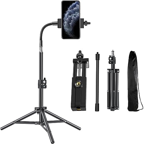 Pixel 20inch Phone Tripod for iPhone Cell Phone Stand Video Recording, Vlogging/Streaming/Photography Smartphone Tripod Stand Sturdy and Lightweight Stand