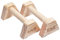RAMASS Fitness Push Up Barres en Bois Mini Parallettes Gymnastique Bar Calisthenics