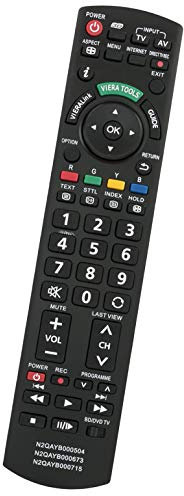 ALLIMITY N2QAYB000715 Fernbedienung Ersatz für Panasonic Viera TV N2QAYB000504 N2QAYB000673 TX-L42DT50 TX-P50ST50 TX-P42STW50 TX-L47ET50 TX-L42WT50 TX-PR50ST50 TX-L47ET50 TX-PR50VT50