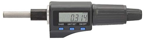 Elektronischer Mikrometerkopf Digitaler Mikrometerkopf 0,001 mm 0-25 mm Stützeinheit Mikrometer Hohe Präzision Messwerkzeug