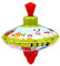 LICHENGTAI 14CM Brummkreisel, Metall Schwungkreisel aus Blech, klassischer Pumpkreisel, Schwungkreisel aus Blech, Blechkreisel mit Spitze, Spielzeugkreisel für Kinder ab 18 Monate - A