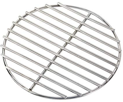 KAMaster Grillrost aus Edelstahl, 26 cm, passend für Kamado-Grill, klassisches Feuerrost und andere große grüne Grillteile, Holzkohlerost, Ersatzzubehör (26 cm)