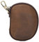 VILLCASE 1pc Vintage Leder Münzgeldbörse Kleiner Kopfhörerhalter Kabelhalter für Reisen