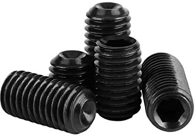 5-20 Stück M1.6/M2/M2.5/M3/M4/M5/M6/M8 Grade 12.9 Karbonstahl Innensechskant Stellschrauben Madenschraube Din916, M8x12mm(5pcs)