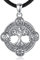 AEONSLOVE Collier Arbre de Vie Viking Collier Yggdrasil Rune Argent 925 pour Homme Femme Pendentif Amulette Nordique Vintage Bijoux Porte Bonheur Arbre du Monde