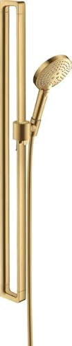 hansgrohe AXOR Citterio E Brauseset mit Raindance Select S 120 3jet Handbrause, 36735250, Farbe: Brushed Gold Optic