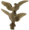 GANAZONO 6 STK Fahnenmast Adlerkopf Adler-fahnenmast Aus Kunststoff Fahnenmast Ball Topper Pfahl Für Gartenfahnen Fahnenmast Kugel Topper Fahnenstange Seil Plastik Klemmleiste Teleskopisch
