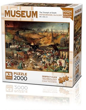 KS Puzzle 22524 - Der Triumph des Todes - 2000 Teile Puzzle für Erwachsene