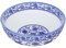 ABOOFAN 1 Pc porcelaine bleue et blanche udon soupière en porcelaine assiette creuse panier a salade récipient à céréales bols à salade bol en céramique bol de style chinois ancien poterie