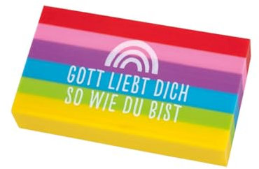 Radiergummi Regenbogen