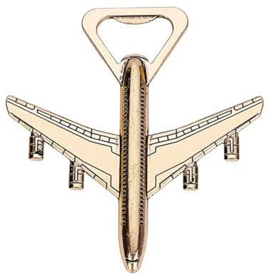 WBZOWRB 1 Stück Flugzeug-Flaschenöffner, Edelstahl, Flaschenöffner, Bieröffner Schlüsselanhänger Geburtstagsgeschenk Für Veteranen, Piloten, Reisebegeisterte Mit Geschenkkarton