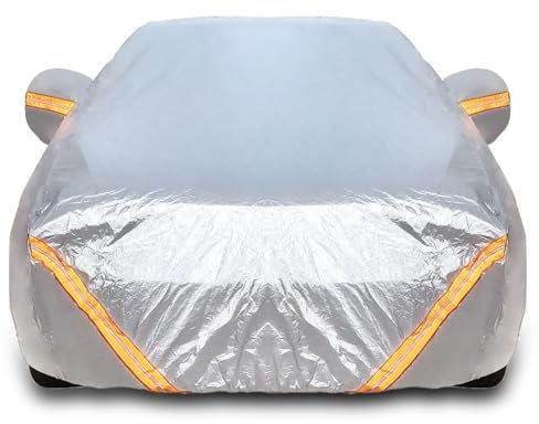 Sonnenschutz-Autoabdeckung für VW Golf Plus/Magotan/T-Cross/Tharu/EOS|Auto-wasserdichtes Tuch, atmungsaktiv, UV-beständig, reißfest und langlebig