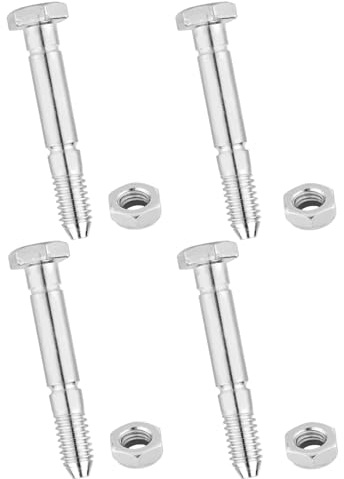 lasuroa 4 Pack 51001500 Scherschrauben und Muttern für Schneefräsen, Schermuttern Scherstifte für Schneefräse Scherschrauben für Schneefräsen für Ariens Schneefräsenteile