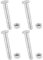 lasuroa 4 Pack 51001500 Scherschrauben und Muttern für Schneefräsen, Schermuttern Scherstifte für Schneefräse Scherschrauben für Schneefräsen für Ariens Schneefräsenteile