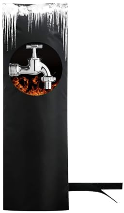 Außen Wasserhahn Abdeckung, Winterschutz Für Außenwasserhahn Thermoschutz Für Garten Wasserhahn Winterfester Beutel Für Wasserhahn, 37x30cm