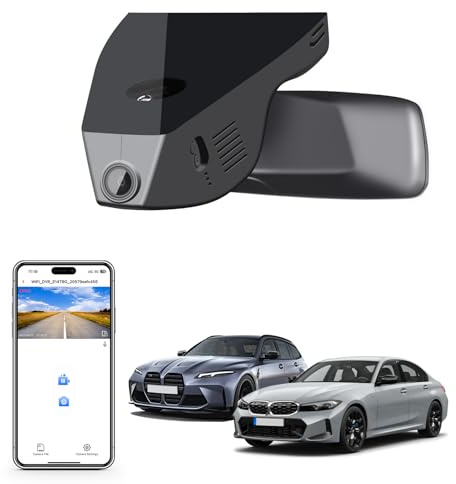 Mangoal 4K Dash Cam for BMW 3-Series Gen7 G20 G21 G28 2020-2024 Select 2019 | M3 G80 G81(Model C), OEM Style, 2160P UHD Video, WiFi & APP, G-Sensor, 64GB Card