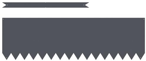 vidaXL Rasenkanten 10 pcs Anthrazit 100 x 0,5 x 30 cm Stahl