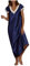 DxanDn Femme Robe Ete Chic Et Elegant Pas Cher Soldes Robes Été Longue Pyjama à Manches Courtes Et Col en V pour La Maison Robe De Plage Légères Et Aérées Robes De Soiree Sexy Et à La Mode