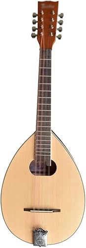 WaterDrop Mandoline ténor Octave Corps en bois 8 fils Panneau épicéa Convient pour les débutants et les professionnels