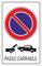 M-ITALY CARTELLO SEGNALETICO - PASSO CARRABILE - Adesivo Extra Resistente, Pannello in Forex, Pannello In Alluminio (Adesivo, 20x31 cm)