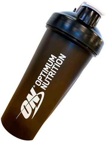 ON Optimum Nutrition Shaker 600ml per Proteine in Polvere Integratori con Sfera di Miscelazione in Acciaio Inox Senza BPA e DEHP Miscelatore Bevande Proteiche Lavabile in Lavastoviglie