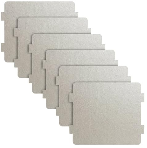 6 Glimmerplatten Mikrowelle 118x99mm Universal Zuschneidbar Reparatur | Hitzebeständig wellenleiterabdeckung, ersatzteil mikrowellenherd, glimmerscheibe küche, zubehör set haushalt, temperaturfest