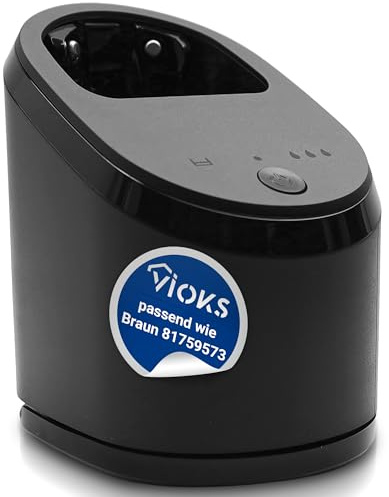 VIOKS Cleaning Station Shaver Replacement for Braun 81759573 Clean Pod | Cleaning Centre, Hygienic Cleaning, for Series 8 and Series 9 Type 5430 5793 5794 5795