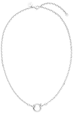Purelei Maikai Damen Charm Kette – verstellbare Halskette (40/45 cm) für Buchstaben & Charms – klassischer Look, wasserfest – Edelstahl 18K vergoldet, rosévergoldet oder silber