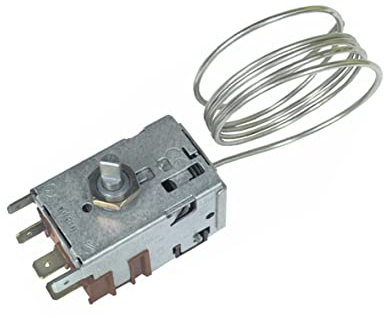 Thermostat Kühlthermostat Kühlschrank Gorenje 596279 Danfoss 077B6738 800mm Kapillarrohr 3x6,3mm AMP Kühlgeräte mit automatischer Abtauung KB8200AP04