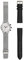 Breil Herren Armbanduhr Six.3.Nine, TW1806, Silber, Gehäusedurchmesser 44mm, Quarzwerk, Edelstahlarmband und Lederarmband