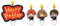 Amscan 9905198 - Mini candele personaggio Harry Potter, 4 pezzi, candele torta, candele compleanno