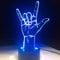 3D Illusion I Love You Sign Language LED Hologram Night Light USB Operation Romantic Valentine's Day Party Decoration