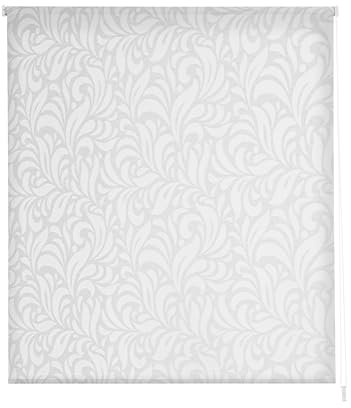 Estoralis MYRCELLA Raffrollo Lichtdurchlässig, Weiß, 110 x 175 cm