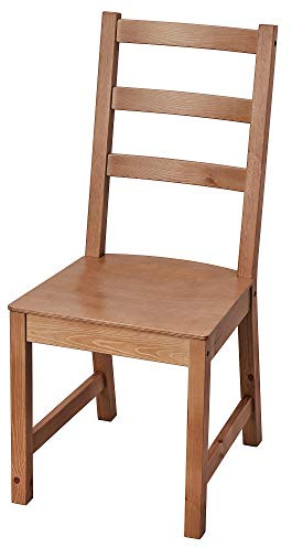 ProTuning NORDVIKEN Stuhl 44x54x97cm Antik Beize, Hoch, Massivholz, Braun, Esszimmer, Wohnzimmer, Küche, Ergonomisch, Langlebig, Holz, Einfarbig, Stuhl