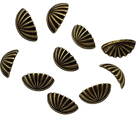 Harilla Puppenhaus Tür Möbel Schubladen Türklinke Griffe für 1:12 Puppenhaus DIY Ornamente, Bronze