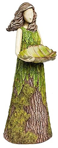 Feen Figuren, Mit Vogelhäuschen Figur Garten Ornamente, Flower Fairies, Fairy Figuren Feengarten, Garden Statue Dekorationen Im Freien