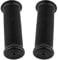 Motorcycle Handlebar Grips, 1 Pair 25 mm/28 mm Universal Non-Slip Rubber Hand Bar End Grip Fixed Gear Grip with Vintage Handles for Motorcycle Moped Quad Moped (Black)