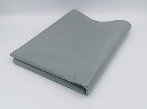 ODL Packaging Seidenpapier/Geschenkpapierbögen, 20 x 30 cm, Grau, 100 Stück