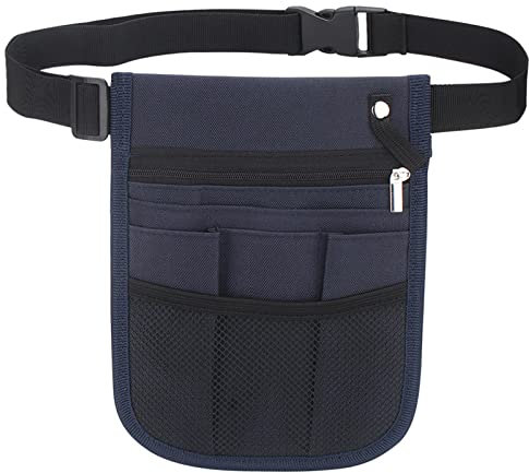 Harilla Krankenschwestertasche Gürteltasche, Krankenpflege-Gürteltasche -Organizer Medicals Utility Kit Pflegewerkzeug für Apotheker Stethoskope, Blau