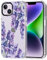 MOSNOVO für iPhone 14 Hülle – Durchsichtige, schlanke, stoßfeste TPU+PC-Handyhülle, [6,6 Fuß Fallschutz/Anti-Abziehen] - Lavendel