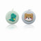 FAMIDIQGO 2 Stück Dinosaurier+Shiba Inu Massband Körper Einziehbares Maßband Körper Schneidermaßband Measuring Tape zum Messen von Länge, Brust, Taille usw,150cm