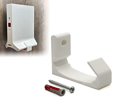 Wandhalterung für AVM Fritz Repeater 3000AX inkl. Befestigungsmaterial, Hochwertig & Robust, Made in Germany, Wand Halter Halterung Befestigung, Wandmontage Montage Wandhalter