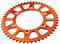 SCAR Corona Aluminio Antibarro Compatible con KTM SX/SXF/EXC/EXCF 125 150 250 300 350 450 500 93-23, Naranja - 52 dientes