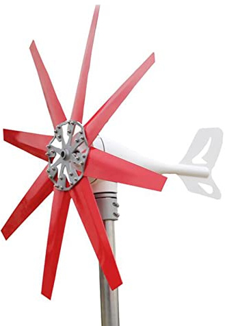 HUIZHITENGDA 12000W Windgenerator Energieerzeuger, Windmühle 12 V 24 V 48 V Stromgenerator Wasserturbinencamping mit Ladung Controller