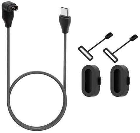 FirSea Adaptateur Type C pour câble de chargeur montre Garmin, câble de chargeur USB Type C mâle vers Garmin Watch compatible avec Fenix5/5 Plus/5S/5S Plus Vivoactive 3/3 Music Forerunner 395 et plus