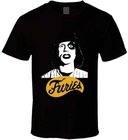 Baseball Furies Warrior Retro Movie Fan T Shirt BlackX-Large