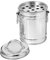 Cabilock Galvanized Iron Ashtray Lid Vintage Style Desk Wastebasket Compact Trash Can for Home Office